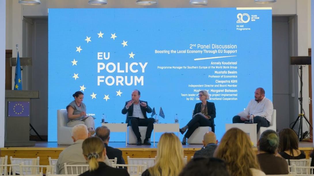 Embedded thumbnail for EU POLICY FORUM Second Panel Discussion: Strengthening The Local Economy through EU Support