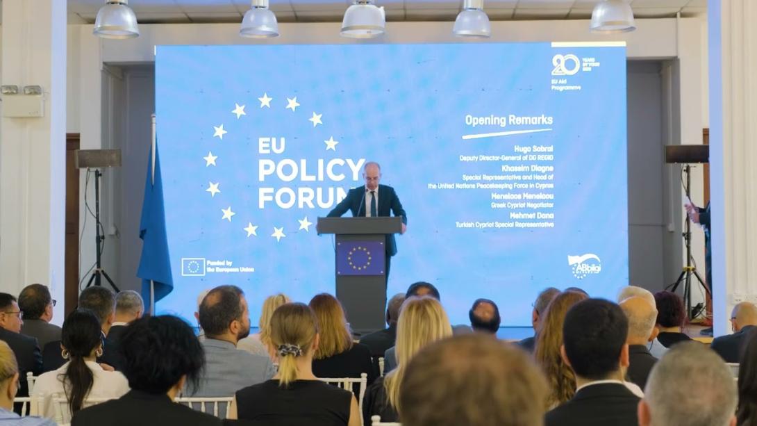 Embedded thumbnail for  EU POLICY FORUM Opening Remarks by Mehmet Dana